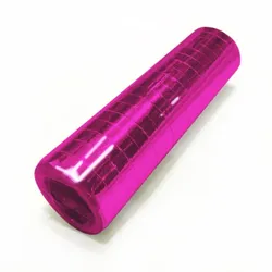 Glitzer Luftschlangen pink metallic