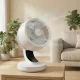 Songmics Tischventilator 38,4 cm Tischventilator Weiß