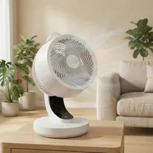 Songmics Tischventilator 38,4 cm Tischventilator Weiß