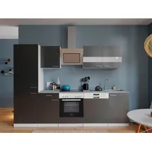 Respekta Küchenblock Malia 280 cm Grau