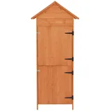 vidaXL Gartenschrank aus Holz 0,79 x 0,49 x 1,9 m braun