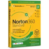NortonLifeLock Norton 360 Standard 1 Jahr ESD DE Win Mac Android iOS