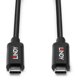 Lindy USB-C auf USB-C 5,00 m Schwarz