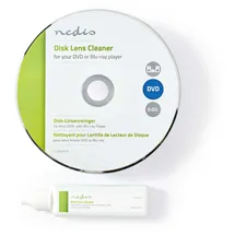 Nedis CD LinsenreinigerCleaner | Reinigungsdisk | 20 ml | Blu-ray Player/CD-Player/DVD Spieler Transparent