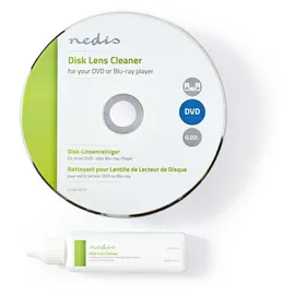 Nedis CD LinsenreinigerCleaner | Reinigungsdisk | 20 ml | Blu-ray Player/CD-Player/DVD Spieler Transparent
