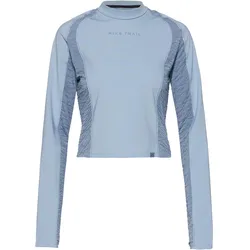 Nike TRAIL Funktionsshirt Damen in ashen slate-lt armory blue-ashen slate, Größe M - blau