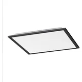 Selltec LED Panel Rahmen schwarz, dimmbar CCT warmweiß - kaltweiß Home Office (45x45cm)...