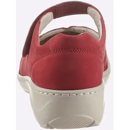 WALDLÄUFER Ballerina WALDLÄUFER, Damen, Gr. 7, rot, Nubukleder, Schuhe Ballerina