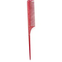 Jrl - Fine Teeth Tail Comb / Stielkamm 8.5" - Rot
