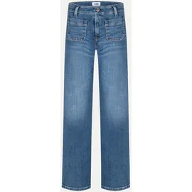 Cambio Straight-Fit Jeans Tess Pocket Blau 44/33