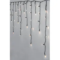EGLO Lichtervorhang LED 5 m warmweiß Schwarz