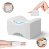 UMI Keilkissen XXL Lesekissen Rückenkissen Multikissen Keilkissen Rückenstütze, Weiches Kissen Beinkissen Lendenkissen Ergonomisches Design Nackenkissen, 1x Memory Forest Dreieckskissen Abnehmbarer Bezug Gesundheitskissen, Ergonomisches Design für Komfort und Unterstützung Komfortkissen weiß Eckig | 21 cm x 14.5 cm x 27 cm