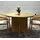 JV Möbel Runder Esstisch 120 x 75 cm braun