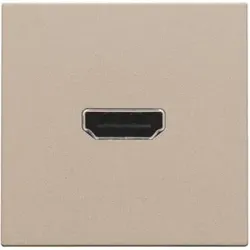 Niko Züblin 157-69416 Abdeckung mit HDMI zu Schrauben Verbindung champagne coated 15769416