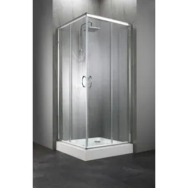 WELLTIME Eckduschwanne WELLTIME "Trento", weiß, B:90cm H:15cm T:90cm, Duschwannen