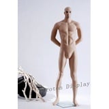 Eurotondisplay Schneiderpuppe Schaufensterpuppe Mann Beige sitzend stehend neu, Nicht zutreffend