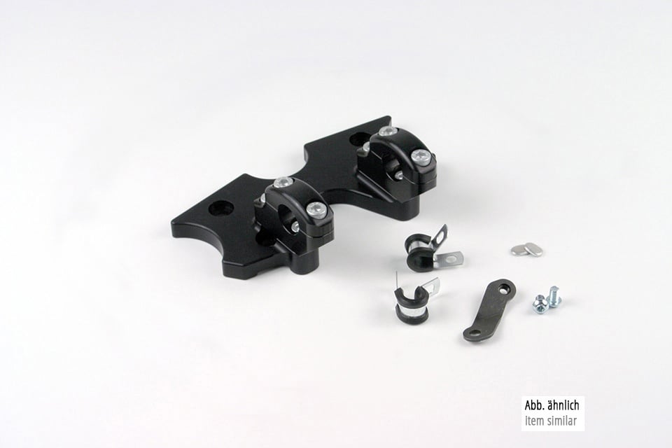 LSL Clamp adapter kit voor Honda CB900, zwart