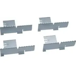 Hager DABA500809VERZ Kupplung Set aus Stahlblech für Deckenanschlussbahn DABA 50x80mm.Kupplungsset zur mechanischen und elektrischen Verbindung der