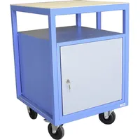 Güde Werkbank Stahl 60 x 57 x 85 cm blau mit Tür