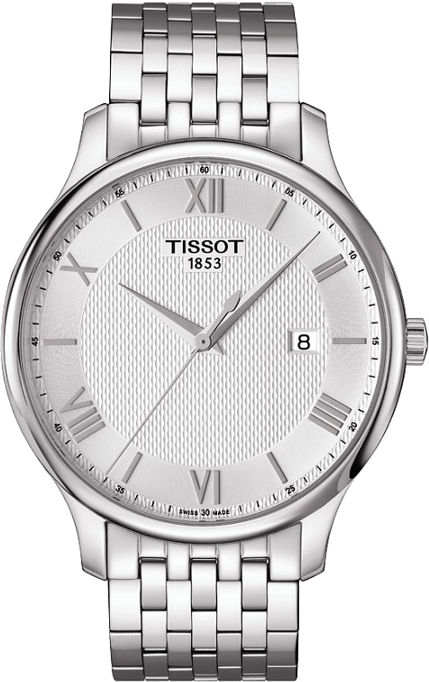 Tissot T-Classic Tradition T063.610.11.038.00 - silber,grau - 42mm