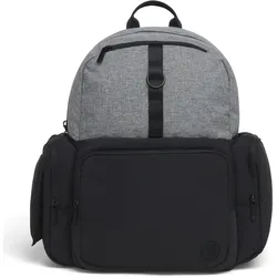Wickeltasche HUGGIES BABYWEAR, Baby, grau (dunkelgrau heather), Canvas, Nylon, mehrfarbig, Taschen, inklusive Wickelunterlage, ohne abgebildete Accessories