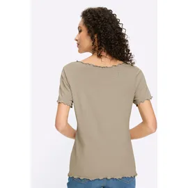 Heine Doppelpack T-Shirt Beige/Braun 48