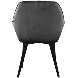 Phoenix Group AG Mid.you Stuhl Anthrazit, Dunkelgrau, Metall, Textil, Rundrohr, 62x82x60 cm, Esszimmer, Stühle, Esszimmerstühle, Vierfußstühle