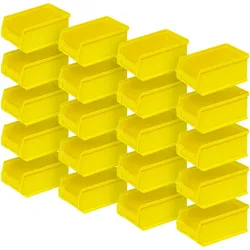 20x Sichtbox"PROFI“ LB 5, LxBxH 175x100x75 mm, Inhalt 0,85 Liter, gelb