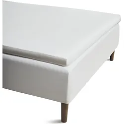 Percale Bettlaken 140 x 200 cm weiß