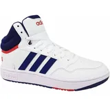 Adidas Hoops Mid Shoes Schuhe, FTWR White/Victory Blue/Better Scarlet, 40