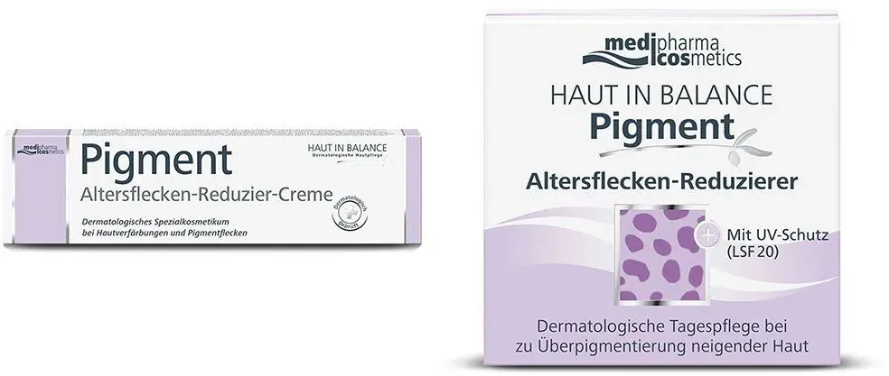 medipharma cosmetics Haut in Balance Pigment Altersflecken-Reduzierer Tagespflege + Creme