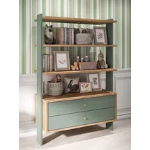 möbelando Whenua Regal 104,2 x 41,5 x 153,6 cm Braun