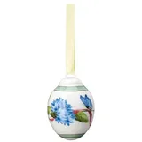Hutschenreuther Frühlingswiese Kornblume Mini-Ei - Oval - Ø 3,4 cm - h 5,2 cm, Porzellan, Mehrfarbig