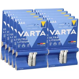 Varta 10x Varta Professional Lithium Micro Batterie 2er Blister AAA