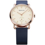 BERING 13238-664 Classic Unisex Uhr 38mm 3ATM - Blau, (Analoguhr, 38 mm)