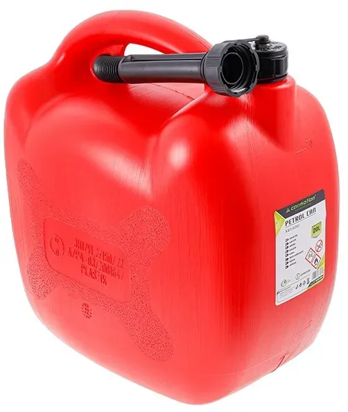Carmotion Benzinkanister Reservekanister Kraftstoffkanister Kunststoff Oval Rot ...