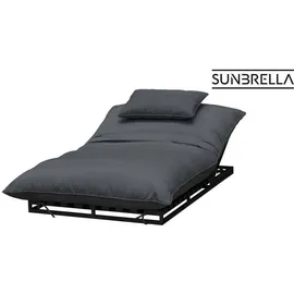clemento Bona Loungeliege 200 x 120 x 45 cm Anthrazit