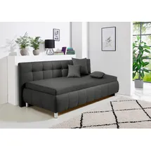 MAINTAL Polsterliege Malea mit Bettkasten 107 x 218 cm grau