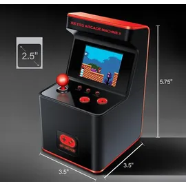 My Arcade Retro Arcade Machine X schwarz/rot