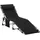 Outsunny Sonnenliege 188 x 57 x 30 cm Schwarz