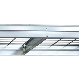 AR Schwerlastregal Metall 180x120x45 cm grau