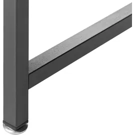 Beliani Schreibtisch ANDASTE Schwarz 120 cm 60 cm