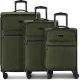 Bugatti Valencia Soft Koffer-Set 3-tlg. grün