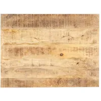 vidaXL Tischplatte Massivholz Mango 90 x 70 cm