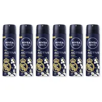 NIVEA Active Sport Deo Spray 6 x 150 ml