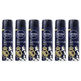 NIVEA Active Sport Deo Spray 6 x 150 ml
