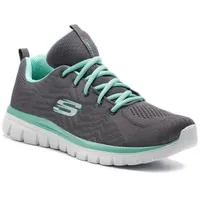SKECHERS Graceful - Get Connected charcoal/green 37,5