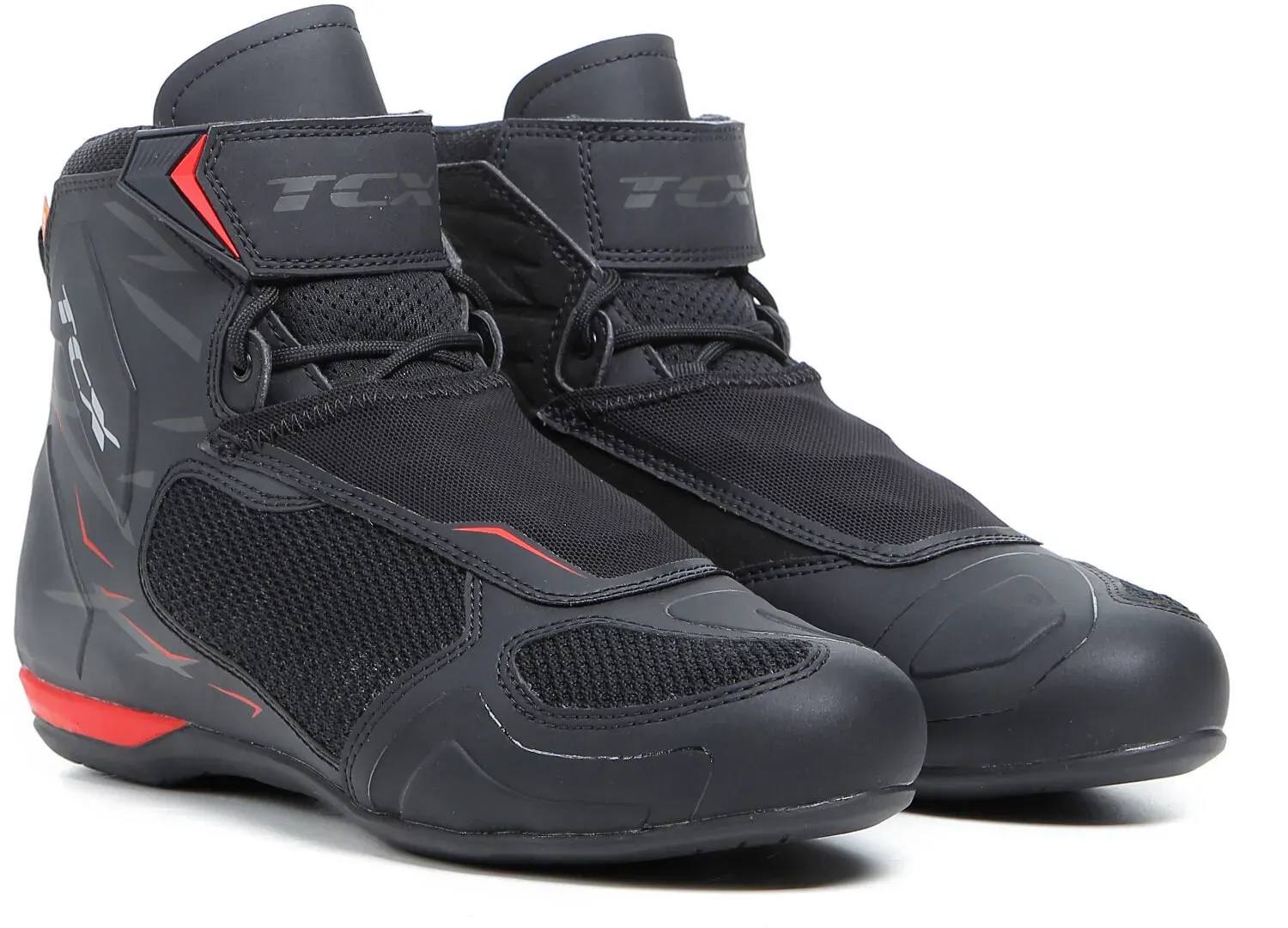 TCX RO4D Air Motorradschuhe, schwarz-rot, Größe 40 für Männer