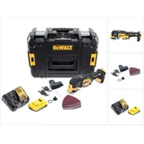 DeWalt DCS 355 D1 Akku Oszillierer Multitool 18 V Brushless + 1x Akku 2,0 Ah + Ladegerät + 29 tlg. Z