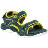 Jack Wolfskin Unisex Kinder Taraco Beach Sandal K, Green Light Green, 39 EU